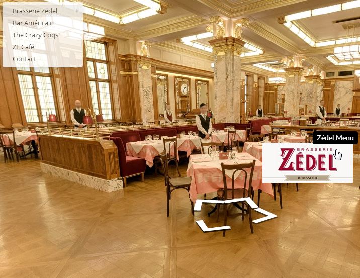 TourDash for Brasserie Zédel